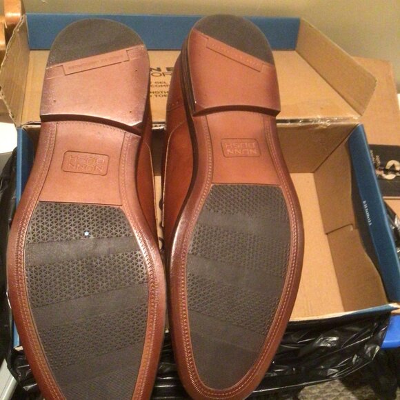 Nunn Bush Men's Shoes Tan Synthetic Tan Leather New Unused Size 13 - Picture 3 of 4